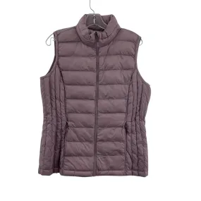 32 Degree Heat Women's Medium Full Zip Winter Pink Nylon Quilted Vest
