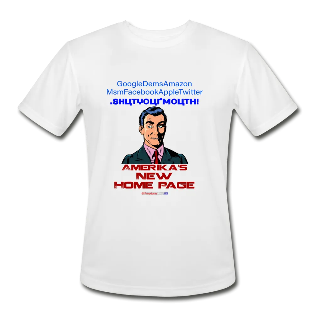 AMERIKA'S NEW HOME PAGE - Men’s Moisture Wicking Performance T-Shirt