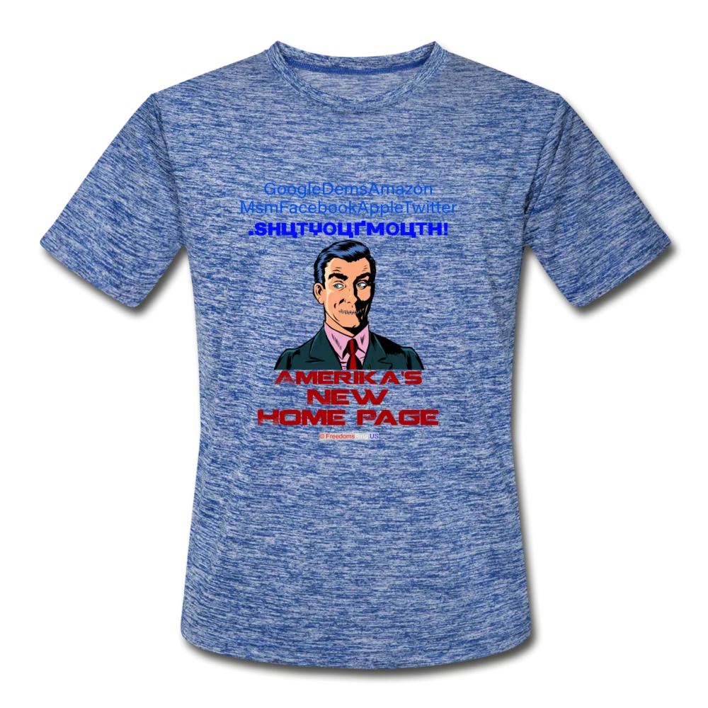 AMERIKA'S NEW HOME PAGE - Men’s Moisture Wicking Performance T-Shirt