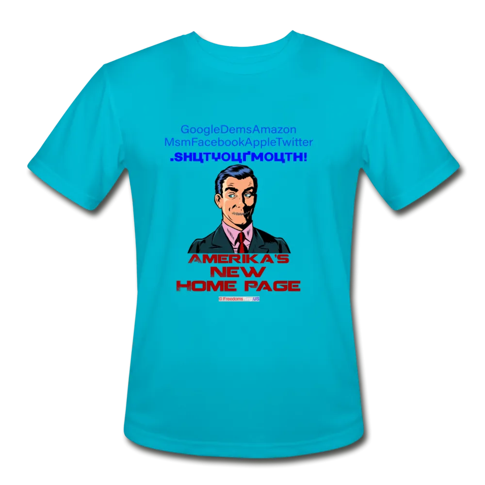 AMERIKA'S NEW HOME PAGE - Men’s Moisture Wicking Performance T-Shirt