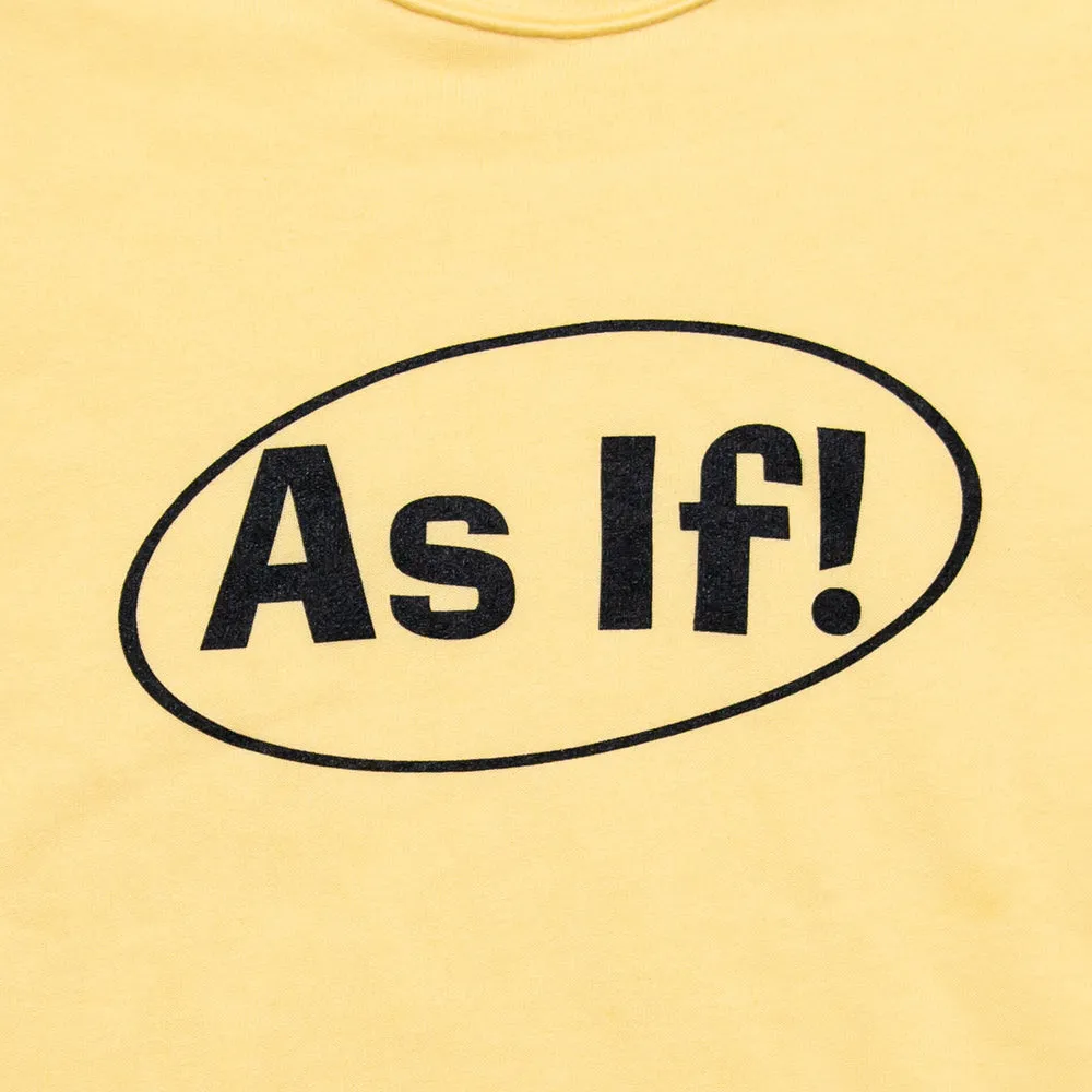 As If! Crop Sweatshirt