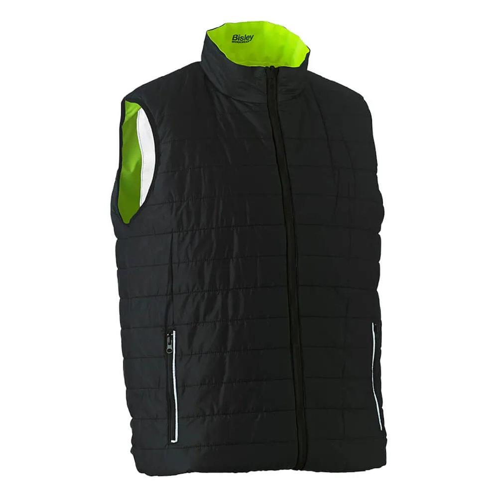 Bisley BV0330HT Hi-Vis Taped Soft Shell Vest Yellow