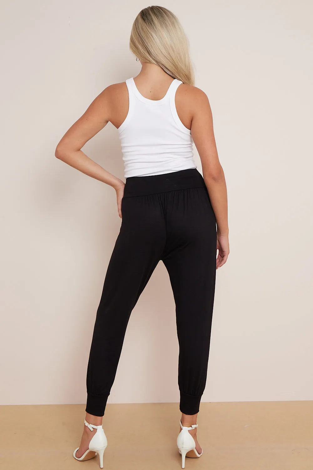 Black Harem Pants