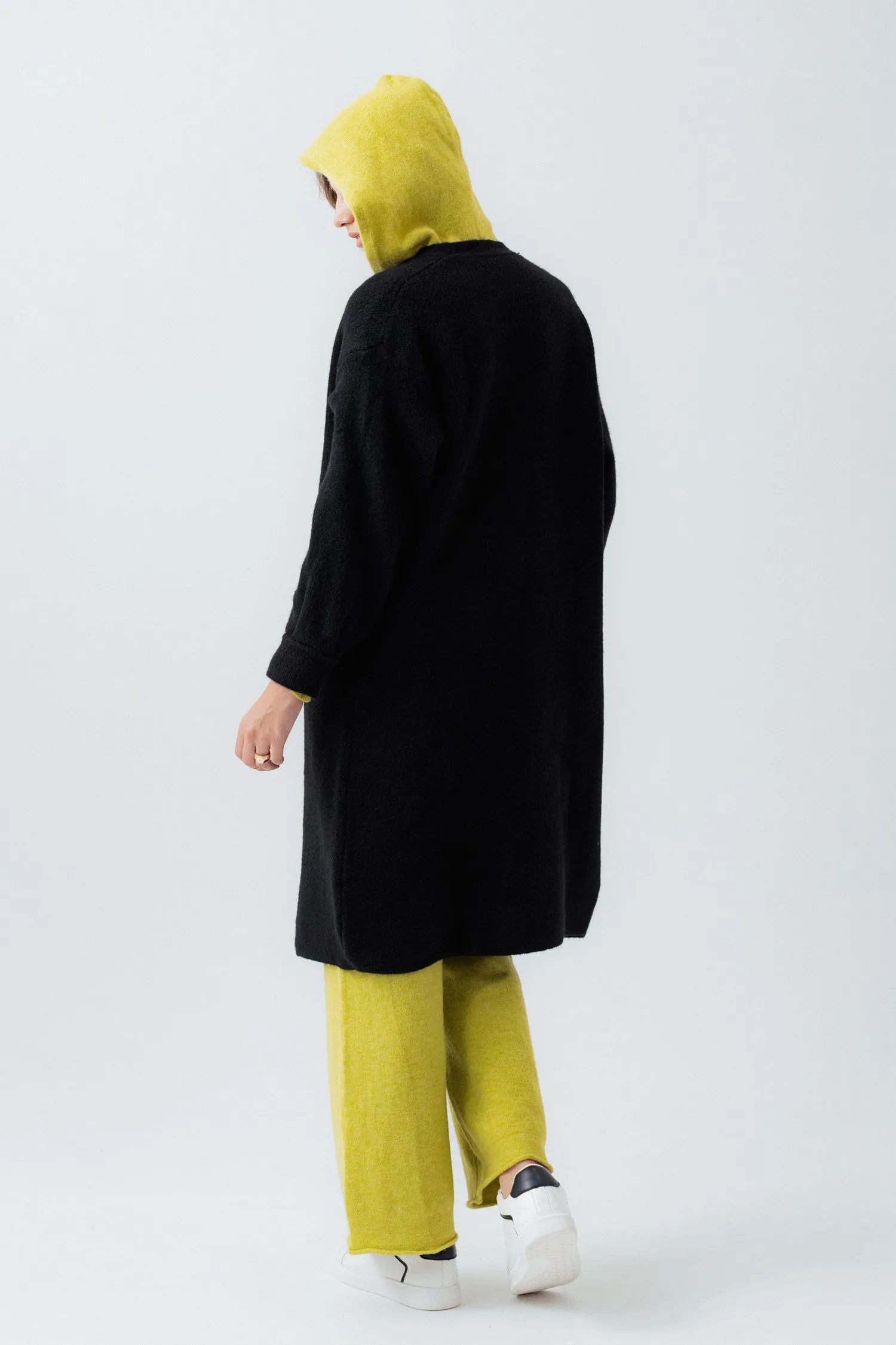 Black Relaxed Fit Cardigan