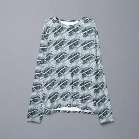 Blue Wind Unisex Adult Lightweight Crewneck Sweater shirt Long Sleeve Pullover Shirt