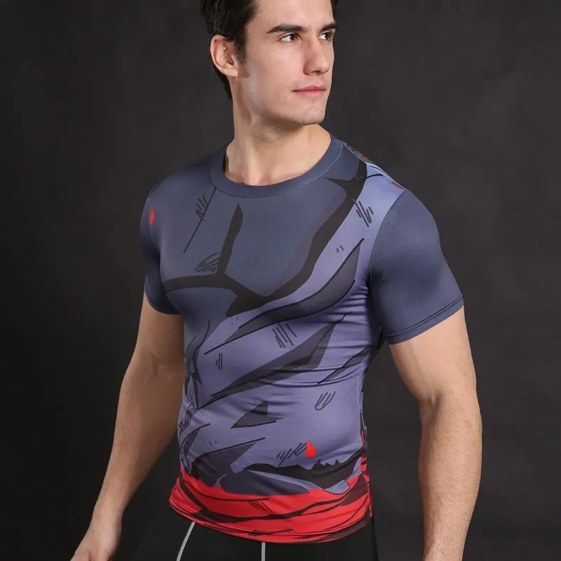 Bodybuilding Quick drying Compression Men's Shirts.
