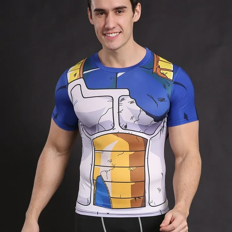 Bodybuilding Quick drying Compression Men's Shirts.