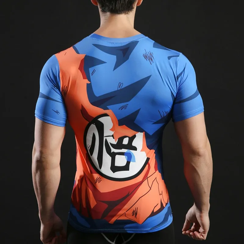 Bodybuilding Quick drying Compression Men's Shirts.