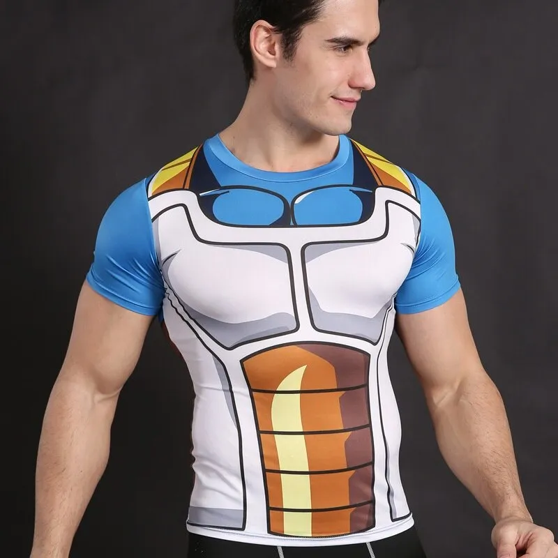 Bodybuilding Quick drying Compression Men's Shirts.
