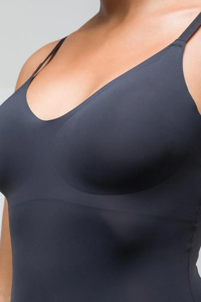 Bonded Shapewear Bodysuit Black