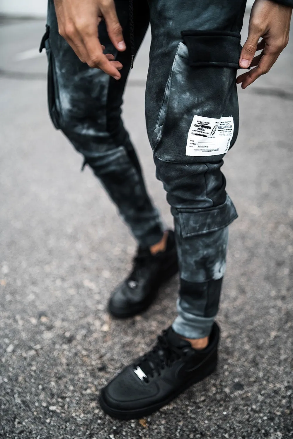 Cargo Utility Joggers - Acid Grey