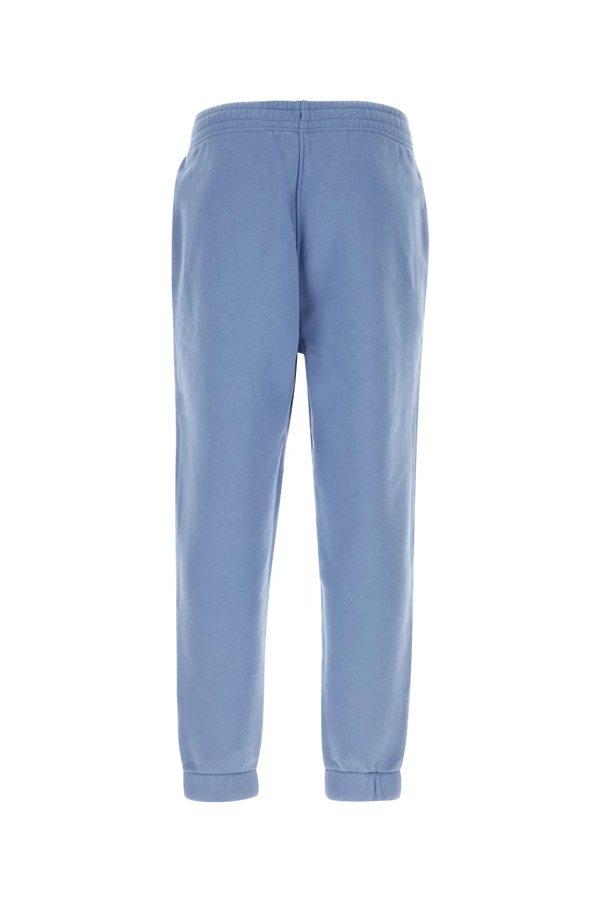 Cerulean blue cotton joggers