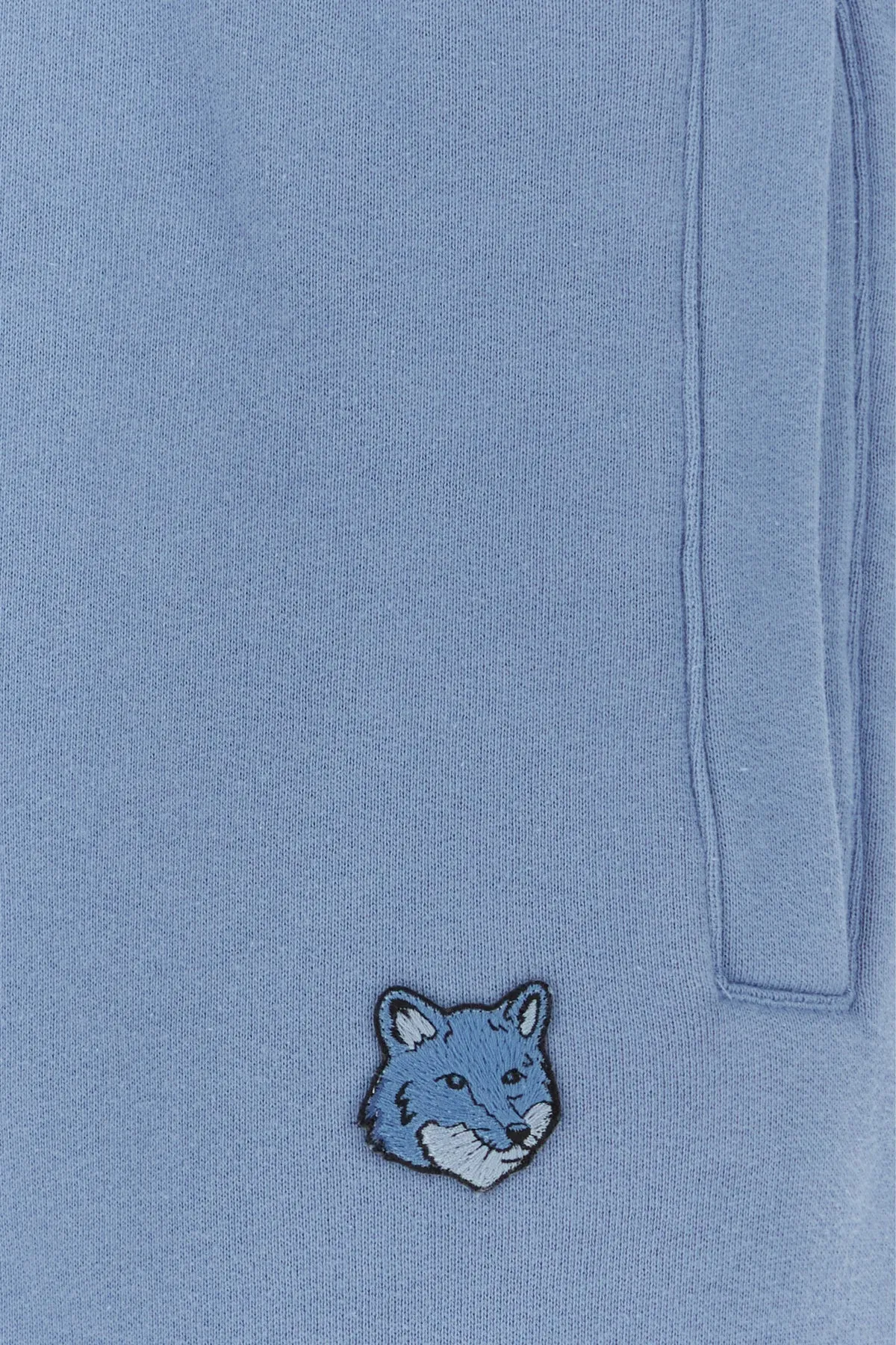 Cerulean blue cotton joggers
