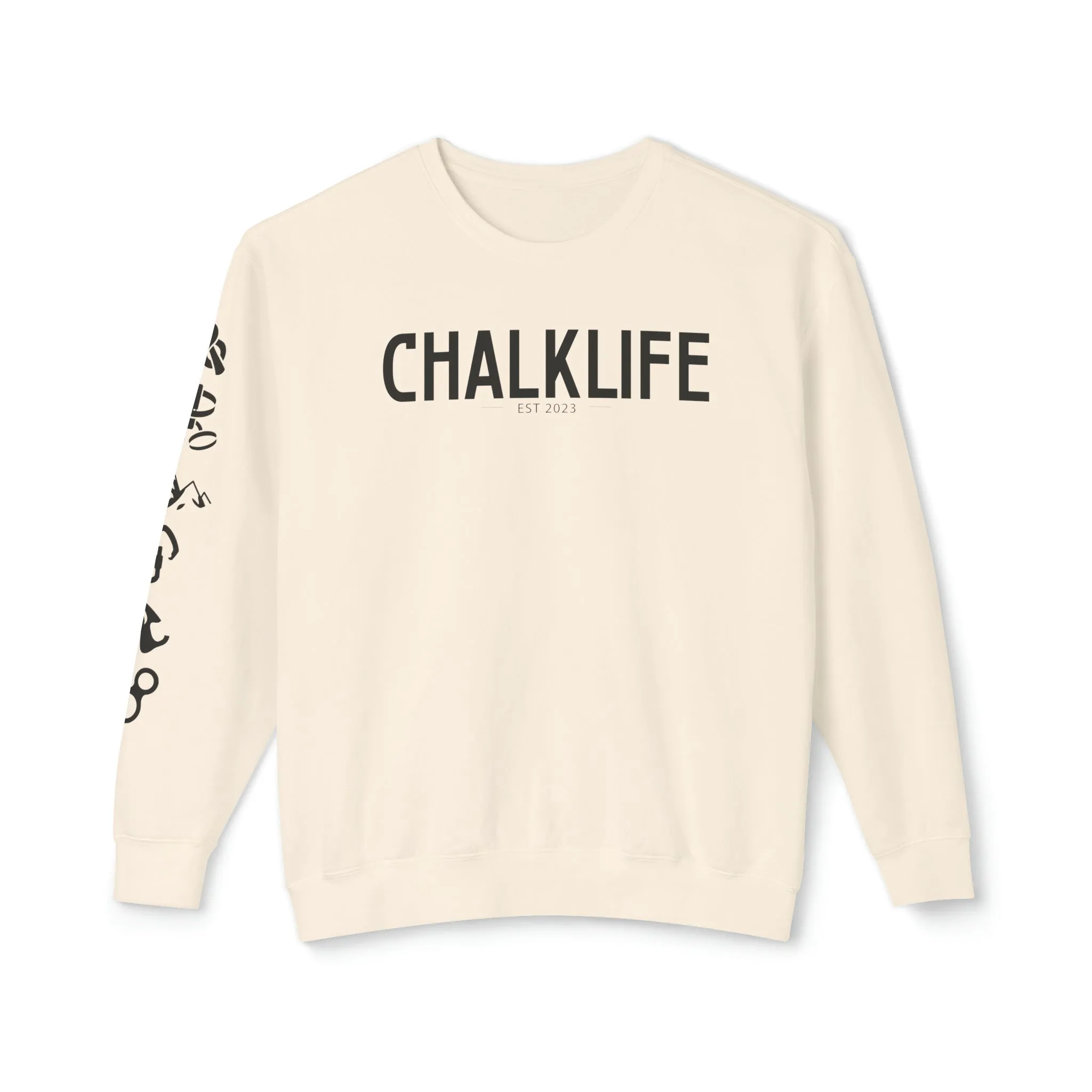 Chalklife - Climbing Events Unisex Lightweight Crewneck Sweatshirt