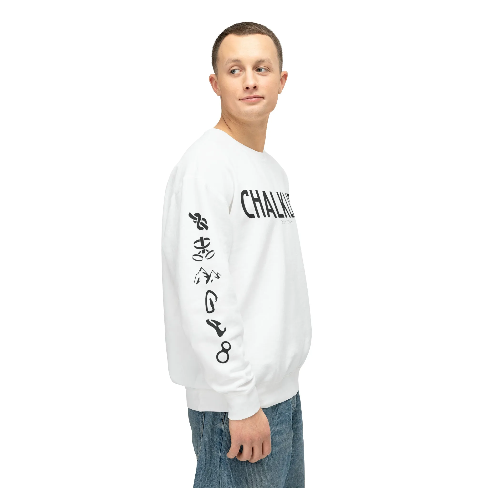 Chalklife - Climbing Events Unisex Lightweight Crewneck Sweatshirt
