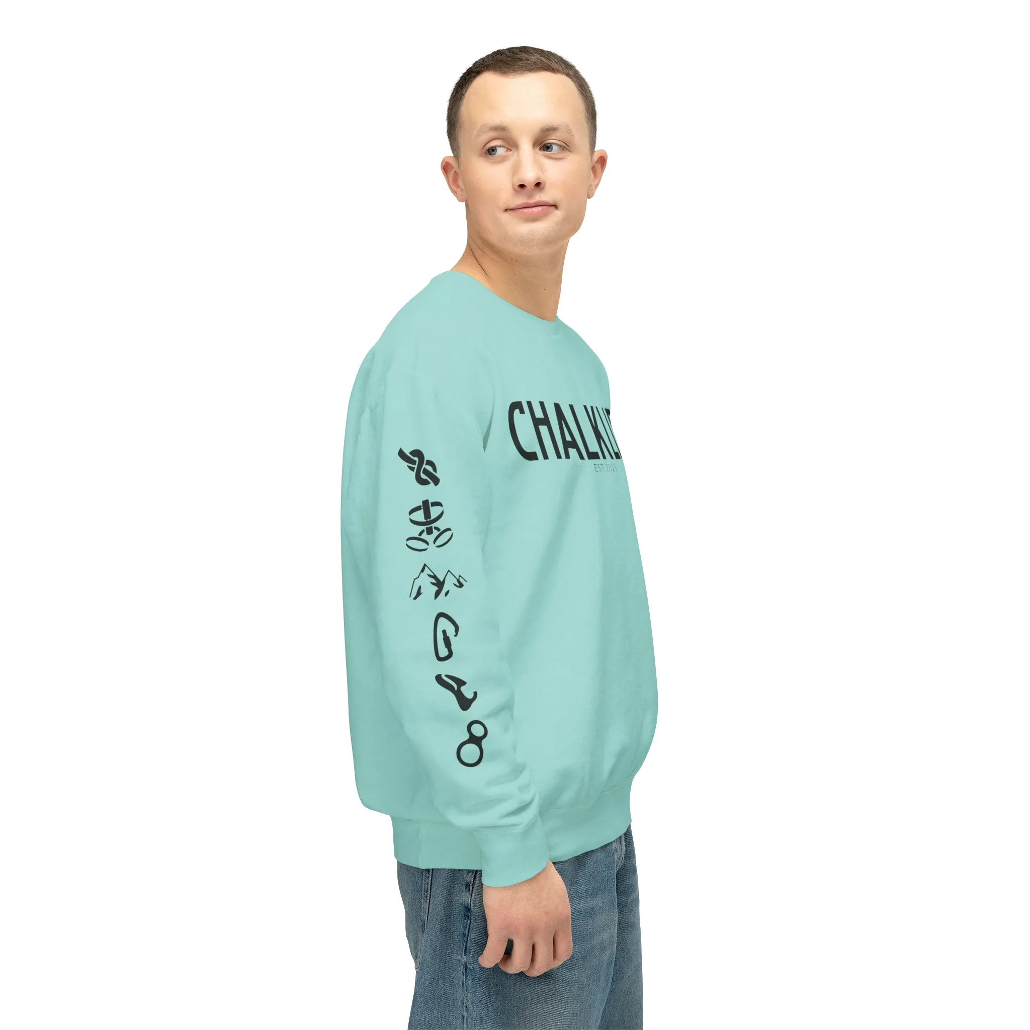 Chalklife - Climbing Events Unisex Lightweight Crewneck Sweatshirt