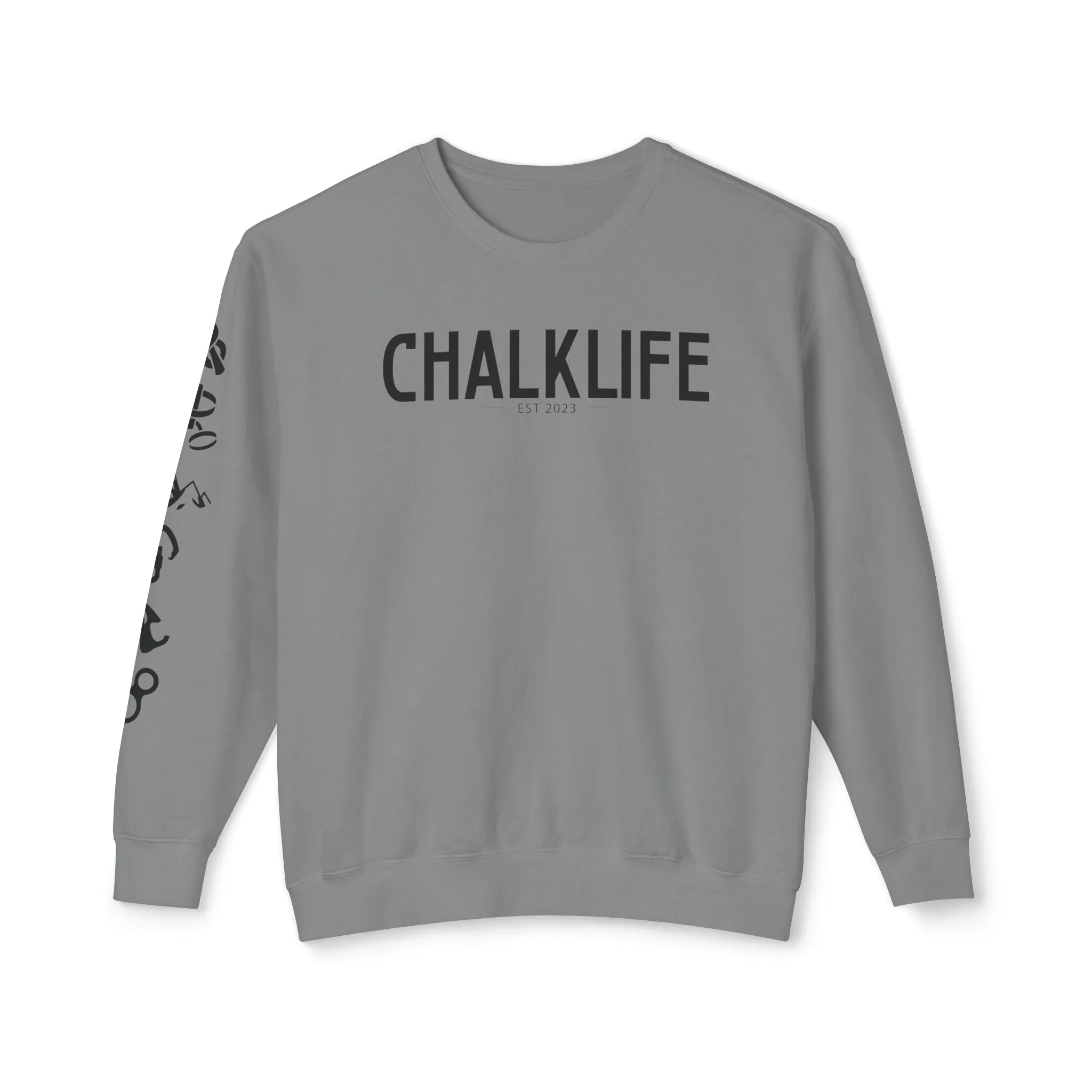 Chalklife - Climbing Events Unisex Lightweight Crewneck Sweatshirt