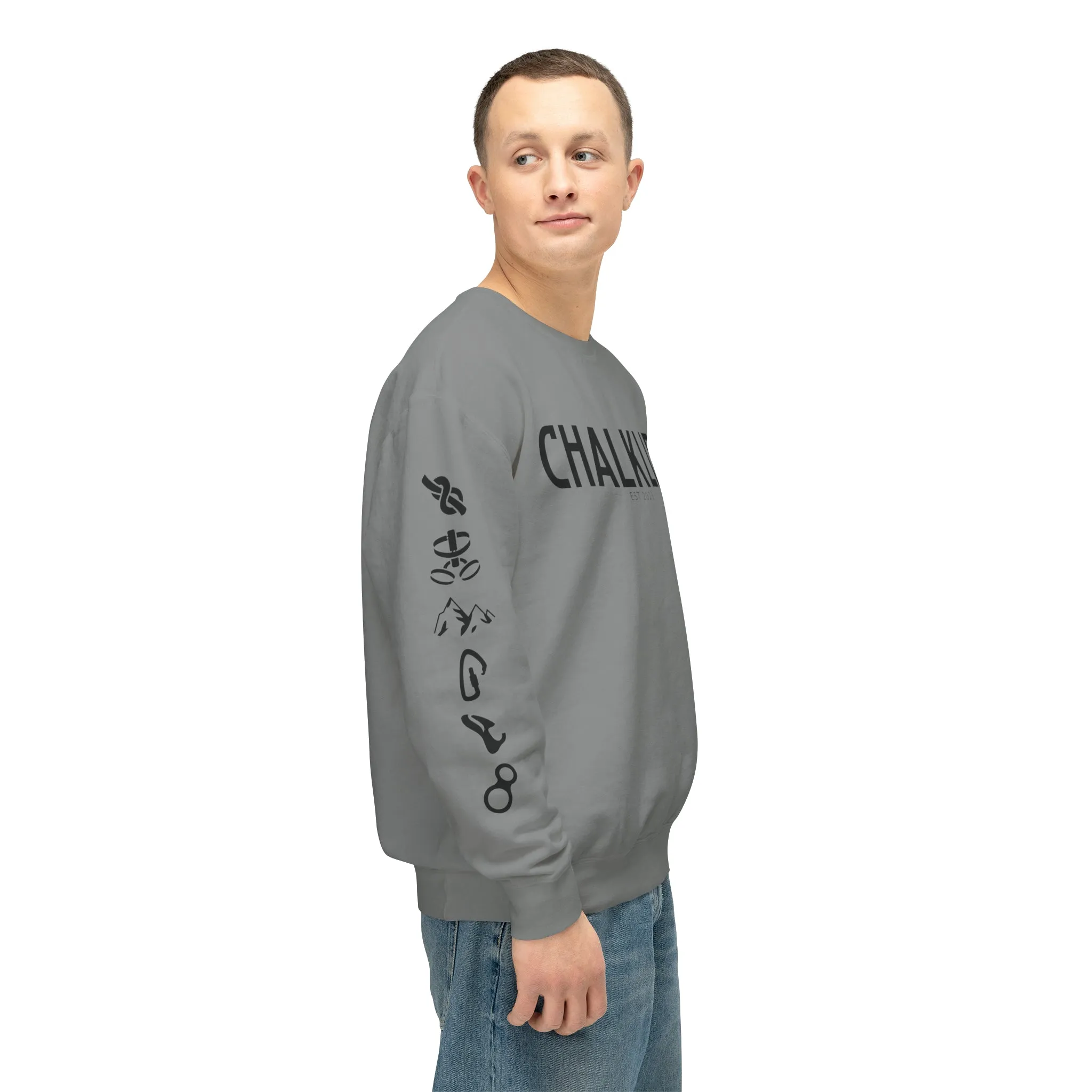 Chalklife - Climbing Events Unisex Lightweight Crewneck Sweatshirt