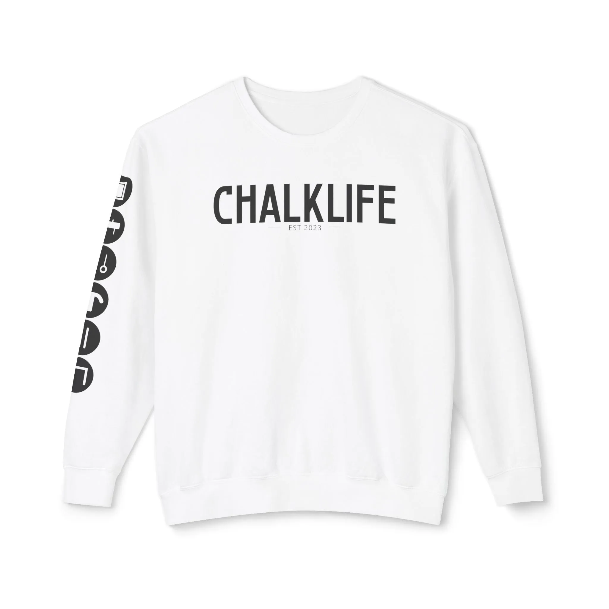 Chalklife - Men's Events Unisex Lightweight Crewneck Sweatshirt