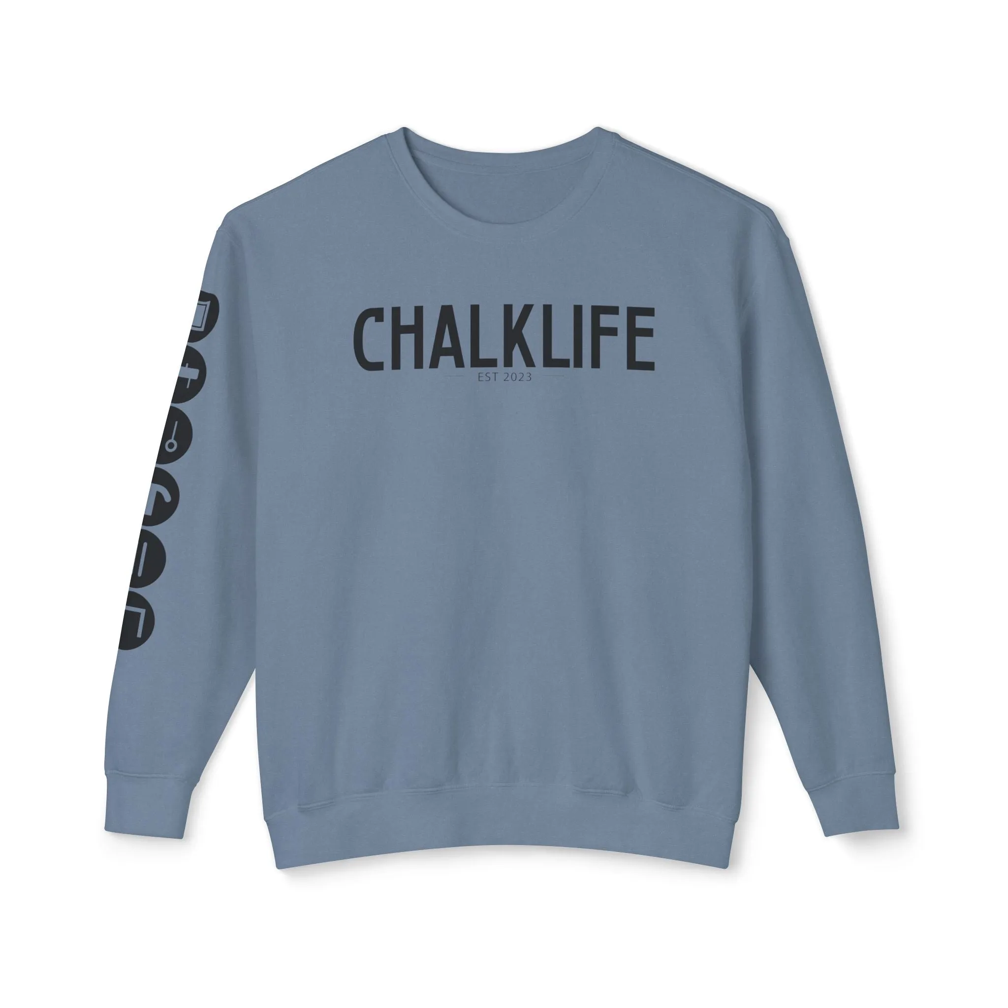 Chalklife - Men's Events Unisex Lightweight Crewneck Sweatshirt