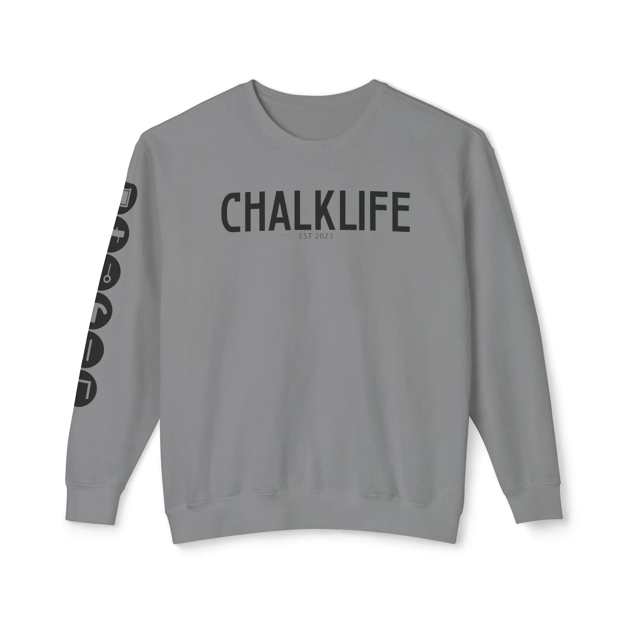 Chalklife - Men's Events Unisex Lightweight Crewneck Sweatshirt