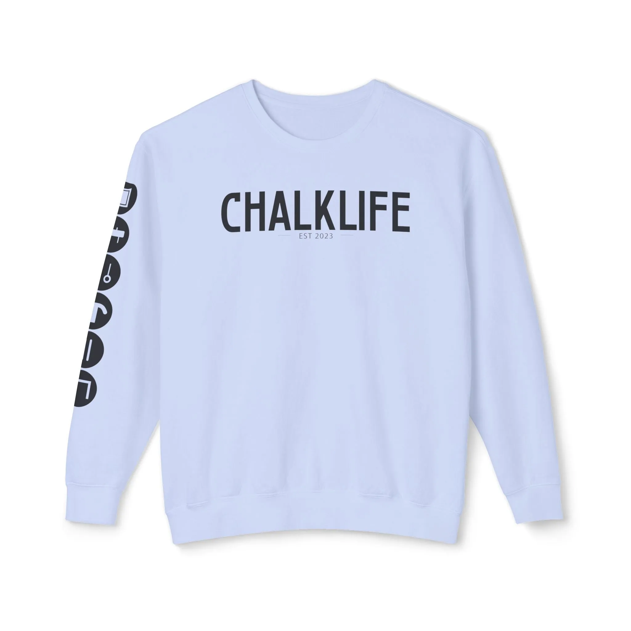 Chalklife - Men's Events Unisex Lightweight Crewneck Sweatshirt