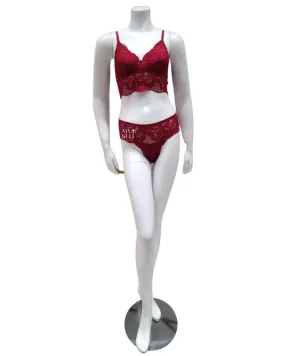 Cosabella Sindoor Red Jhansi Bralette & Panty Set