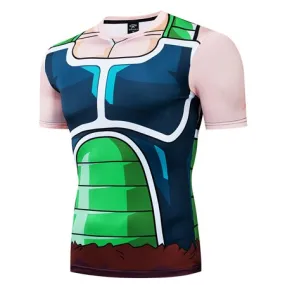 Dragon Ball Z - Bardock Short Sleeve Compression T Shirt