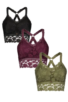 Flores Lace Bralettes