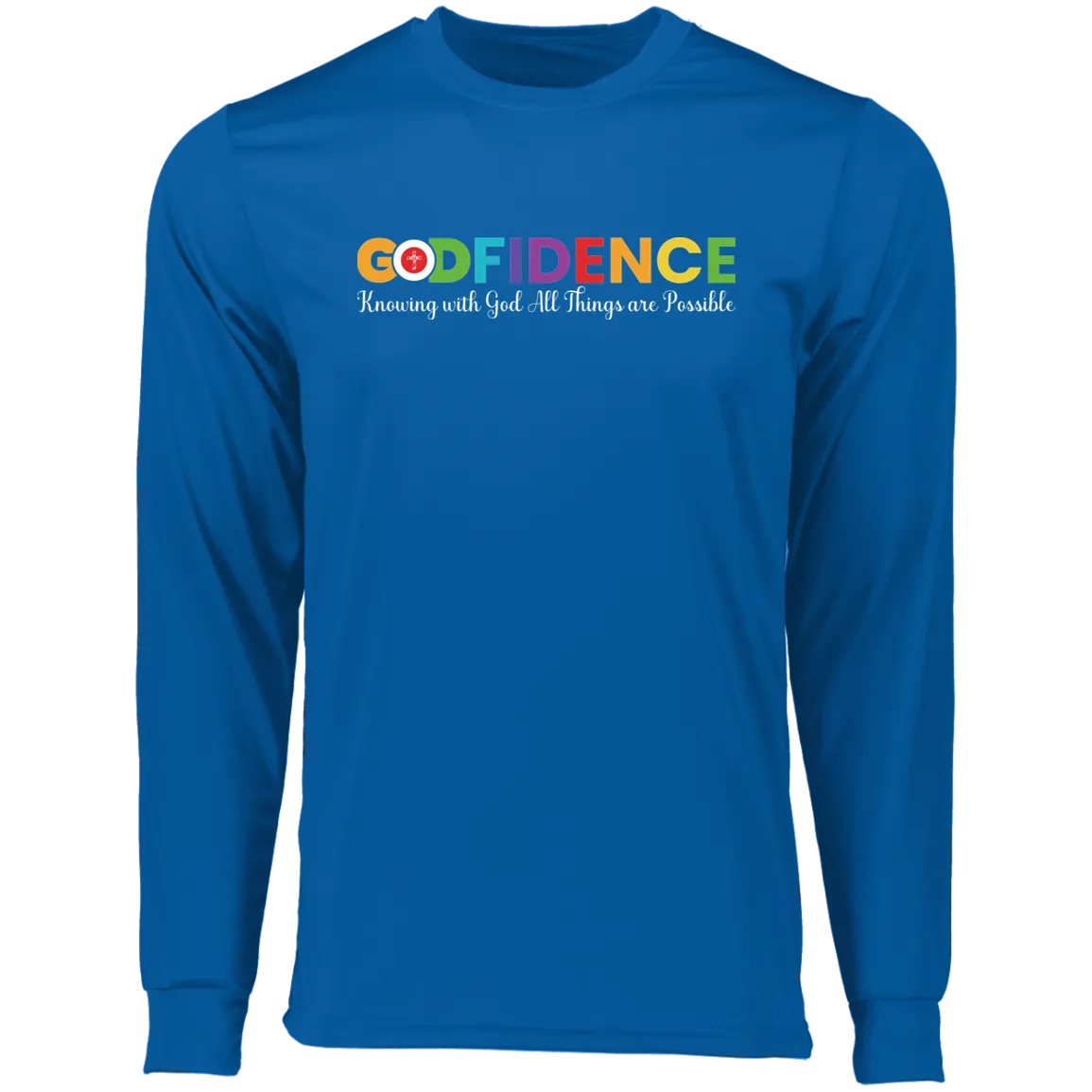 GODFIDENCE Long Sleeve Moisture-Wicking Tee