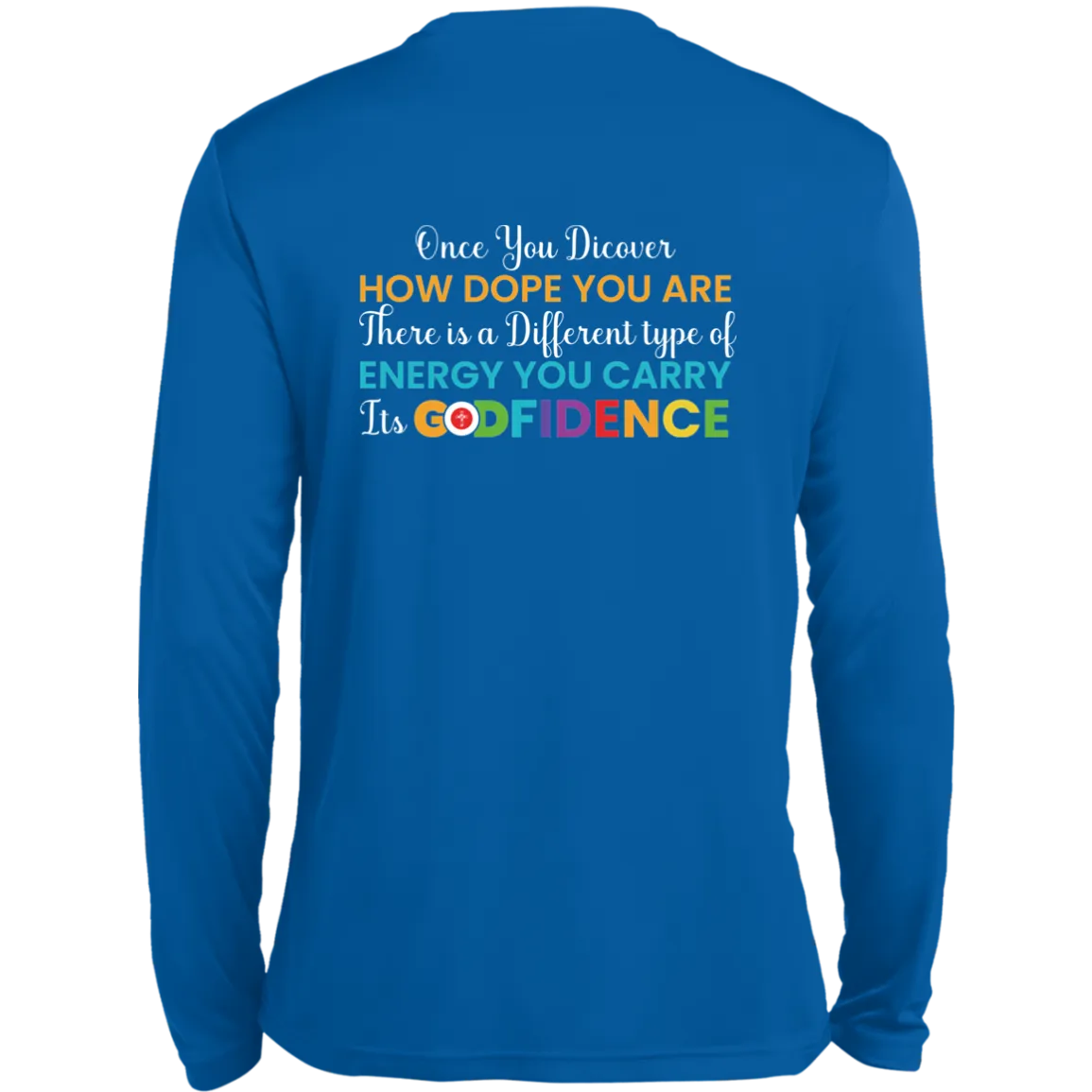 GODFIDENCE Long Sleeve Moisture-Wicking Tee