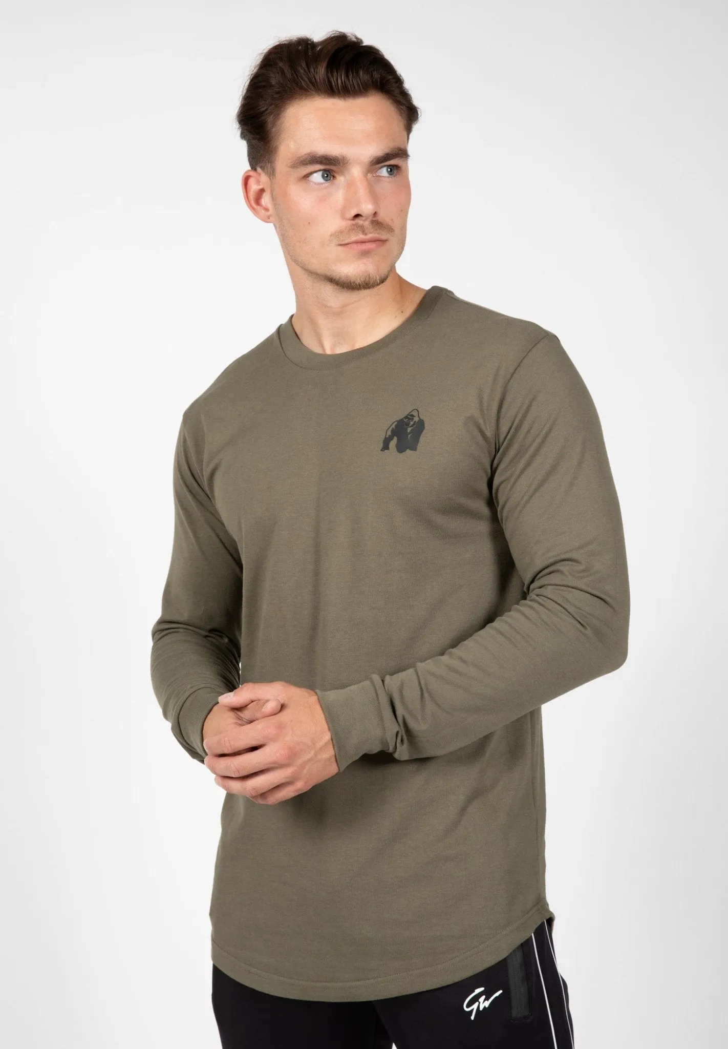 Gorilla Wear Williams Longsleeve - Army Green