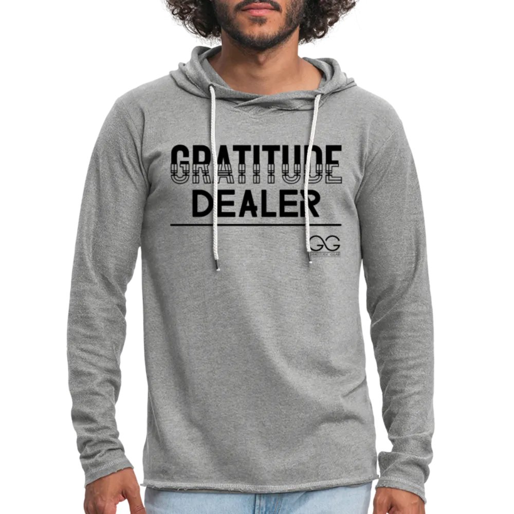 Gratitude Dealer Unisex Lightweight Terry Hoodie