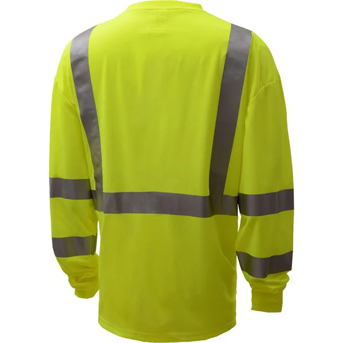 High Vis Class 3 Safety Long Sleeve T-Shirt 5505