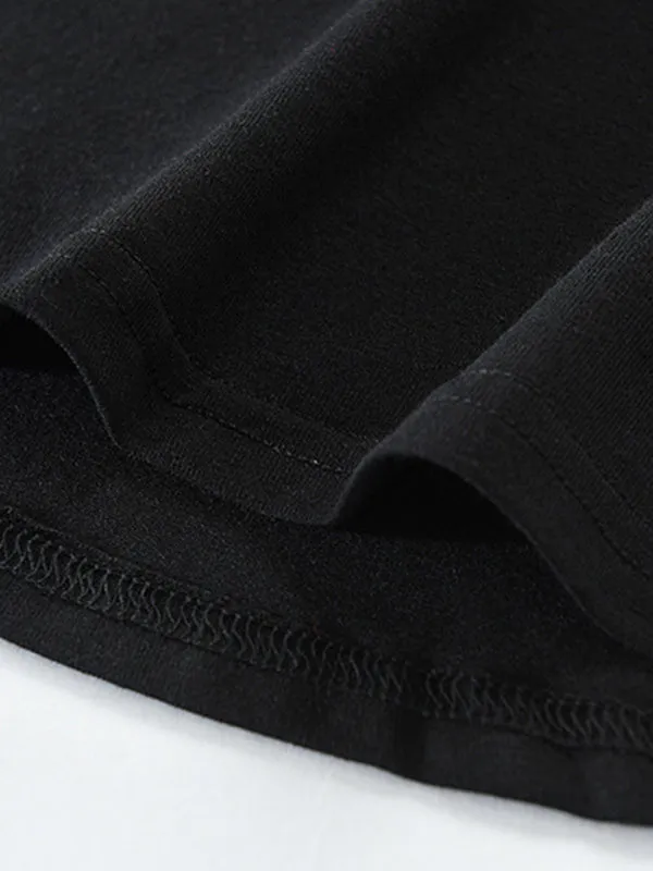 Lace-Up Men's Lightweight Hooded Sweatshirt