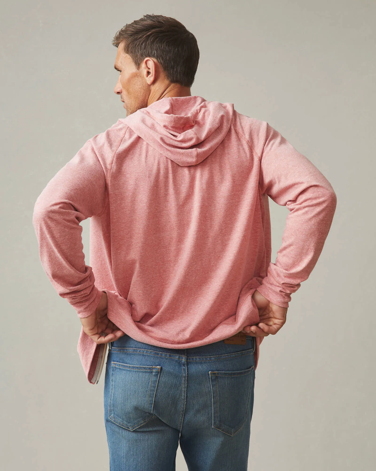 Lightweight Full Zip - Red Terra