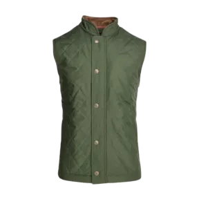 Loudoun Quilted Vest - Forest Green