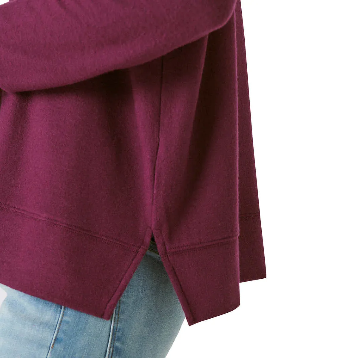 Lucky Brand Women's Super Soft Cloud Jersey Lightweight Sweater Cozy Crewneck Top