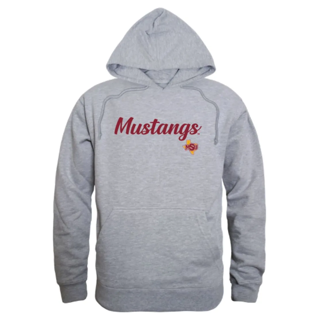 Midwestern State University Mustangs Script Fleece Hoodie Sweatshirts