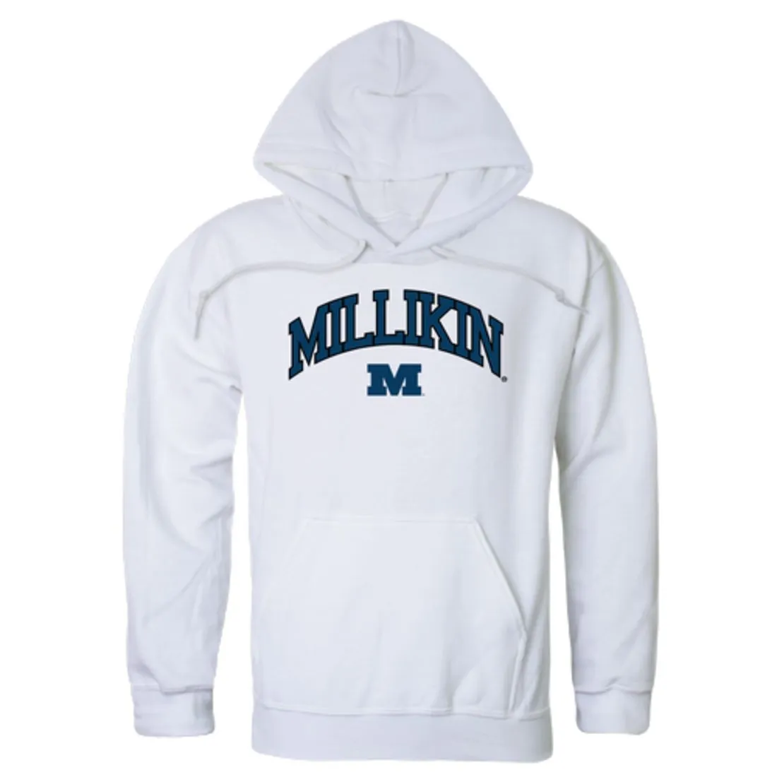 Millikin Big Blue Campus Fleece Hoodie Sweatshirts
