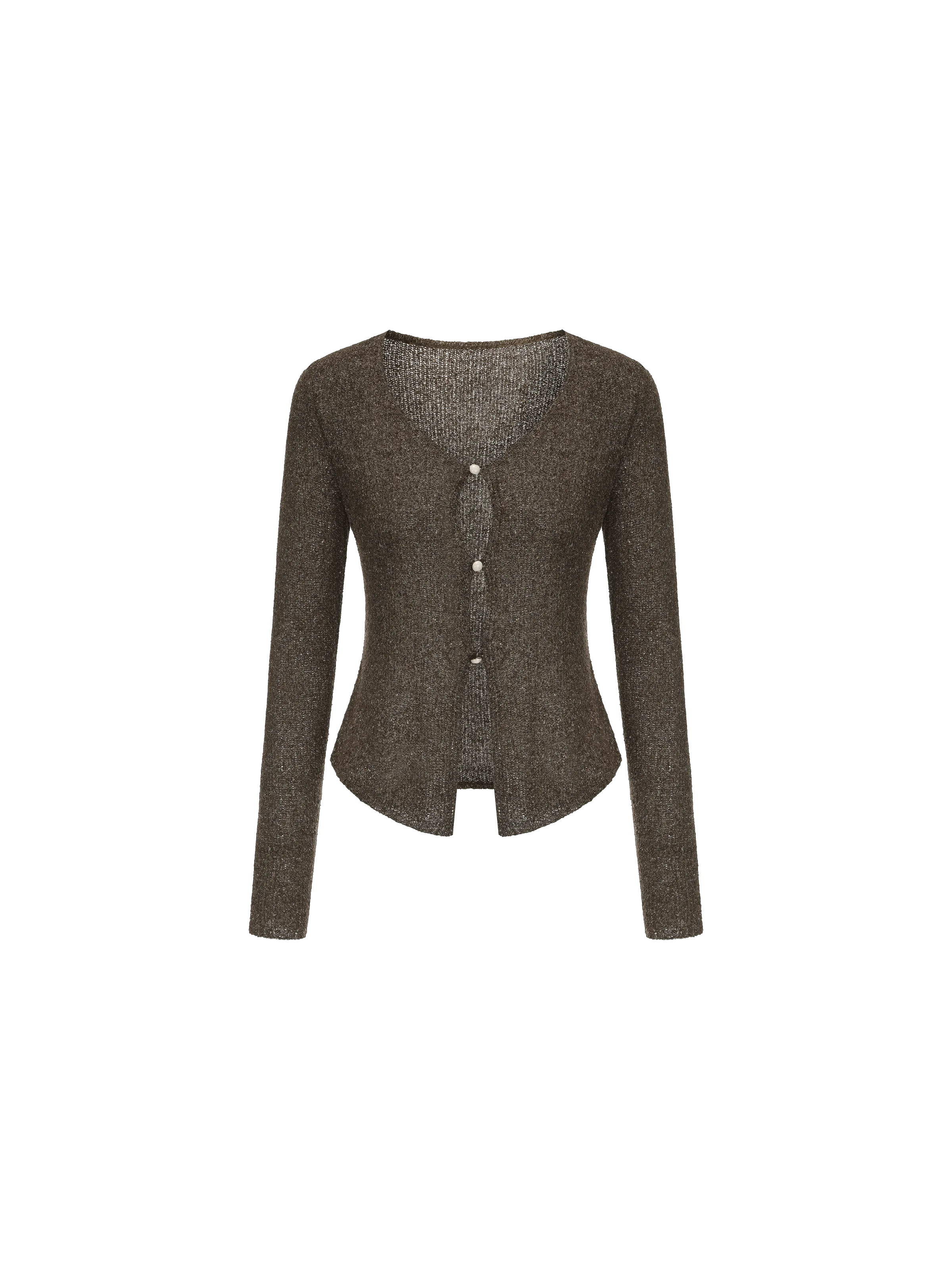 Mocha Textured Knit Sweater