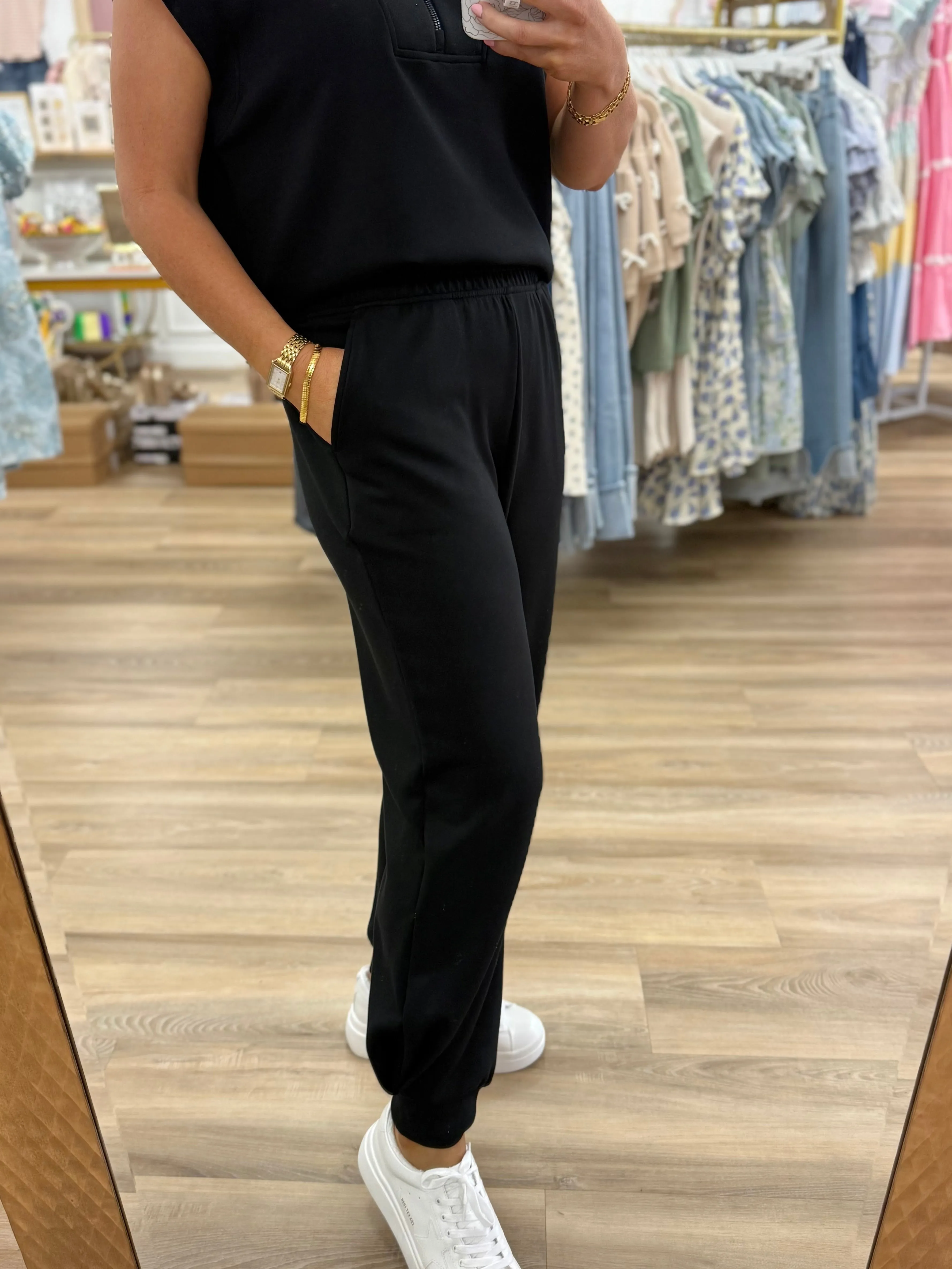 Modal Black Joggers