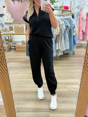 Modal Black Joggers