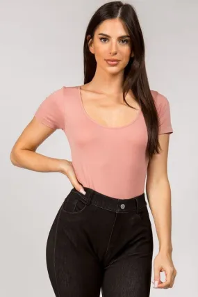 *Online Exclusive* Scoopneck Seamless Bodysuit (Multiple Colors)