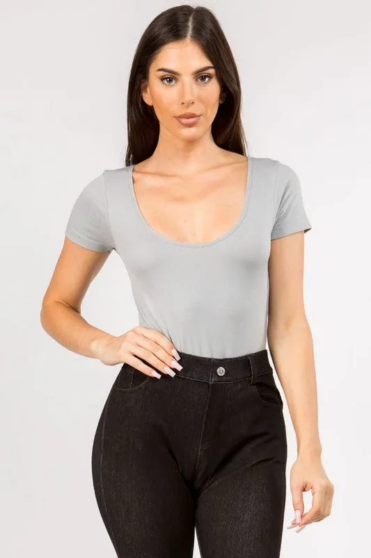 *Online Exclusive* Scoopneck Seamless Bodysuit (Multiple Colors)