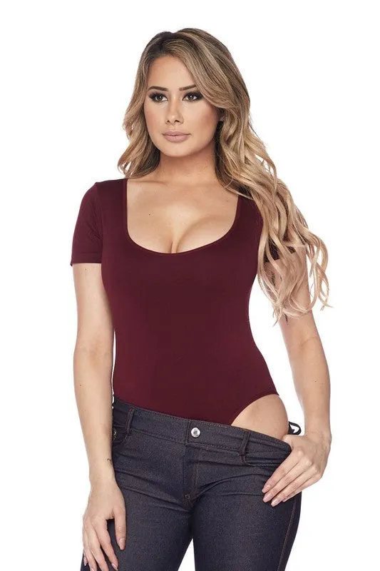 *Online Exclusive* Scoopneck Seamless Bodysuit (Multiple Colors)