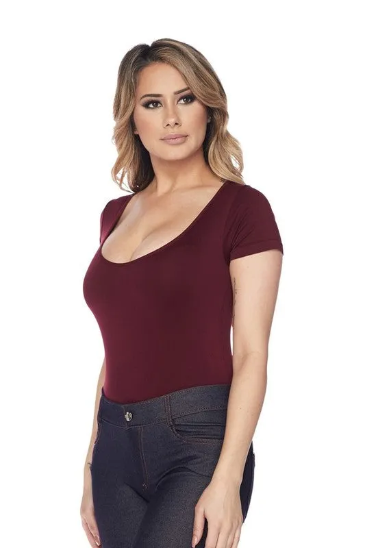 *Online Exclusive* Scoopneck Seamless Bodysuit (Multiple Colors)