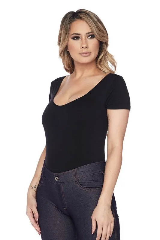 *Online Exclusive* Scoopneck Seamless Bodysuit (Multiple Colors)