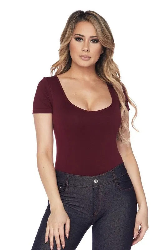 *Online Exclusive* Scoopneck Seamless Bodysuit (Multiple Colors)