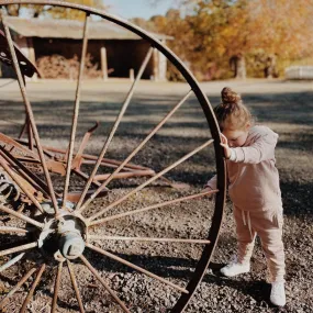 Organic Cotton Lounge Pants - Rose Dust